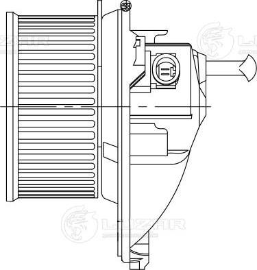 Luzar LFh 1580 - Elektromotors, Salona ventilācija ps1.lv