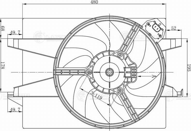 Luzar LFK 1031 - Ventilators, Motora dzesēšanas sistēma ps1.lv