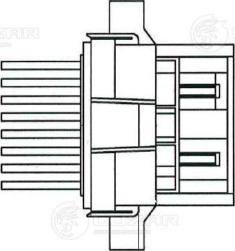 Luzar LFR 0550 - Rezistors, Salona ventilators ps1.lv