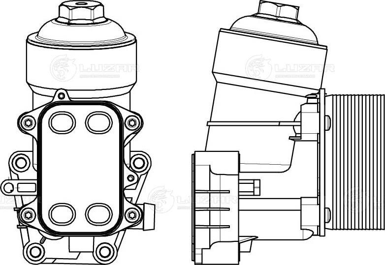 Luzar LOc 1809 - Eļļas radiators, Motoreļļa ps1.lv