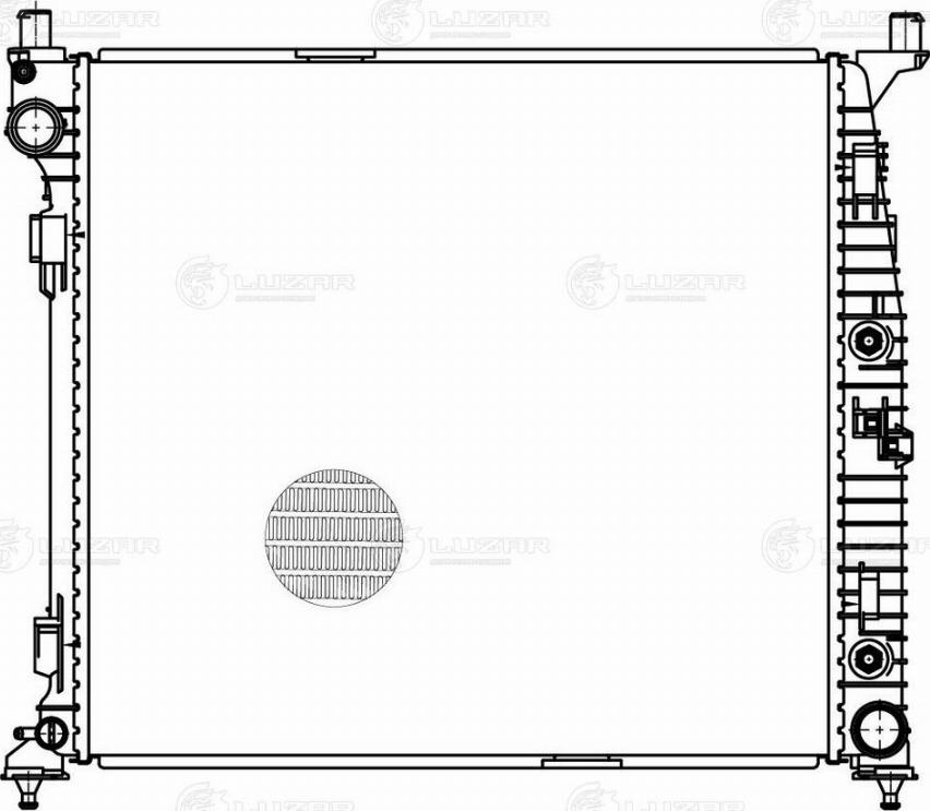 Luzar LRc 15165 - Radiators, Motora dzesēšanas sistēma ps1.lv