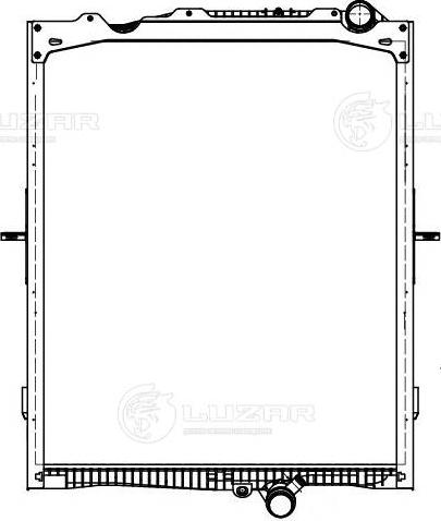 Luzar LRc 1054 - Radiators, Motora dzesēšanas sistēma ps1.lv