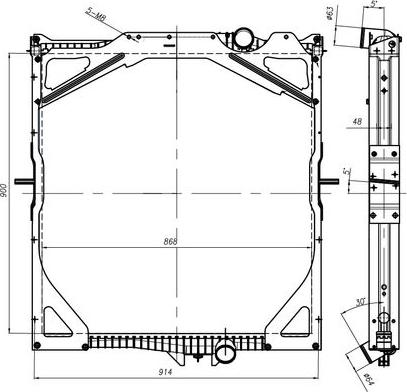 Luzar LRc 1074 - Radiators, Motora dzesēšanas sistēma ps1.lv