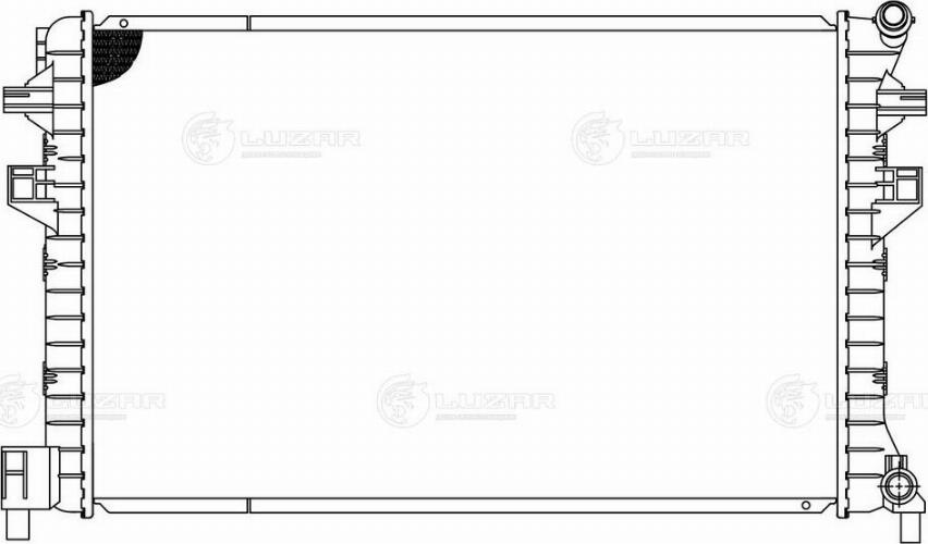 Luzar LRc 18GF - Radiators, Motora dzesēšanas sistēma ps1.lv