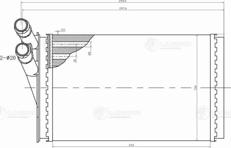 Luzar LRH181DP - Siltummainis, Salona apsilde ps1.lv