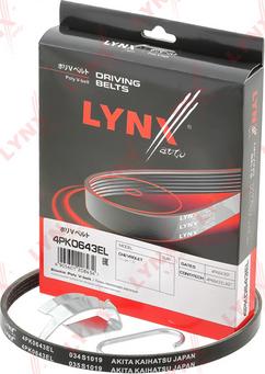 LYNXauto 4PK0643EL - Ķīļrievu siksna ps1.lv