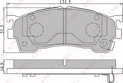 DJ Parts BP1085 - Bremžu uzliku kompl., Disku bremzes ps1.lv