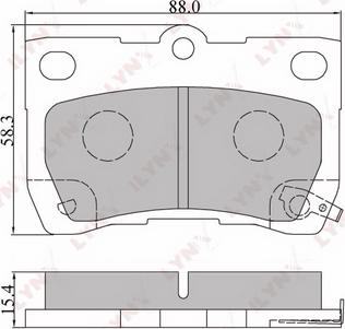 LEXUS 44662219079 - Bremžu uzliku kompl., Disku bremzes ps1.lv