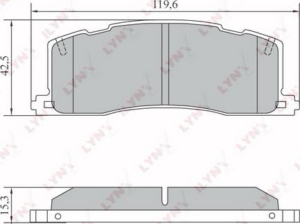 Maxgear 19-3117 - Bremžu uzliku kompl., Disku bremzes ps1.lv