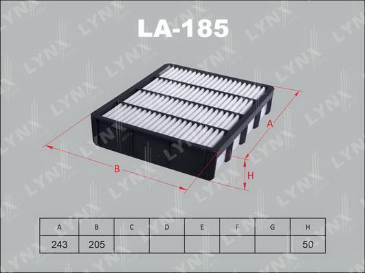 LYNXauto LA-185 - Gaisa filtrs ps1.lv