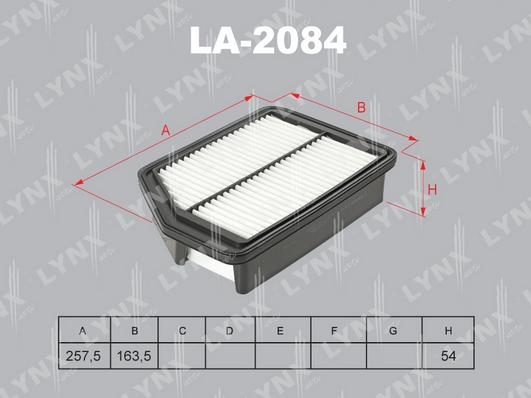 LYNXauto LA-2084 - Gaisa filtrs ps1.lv