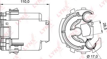 LYNXauto LF-994M - Degvielas filtrs ps1.lv