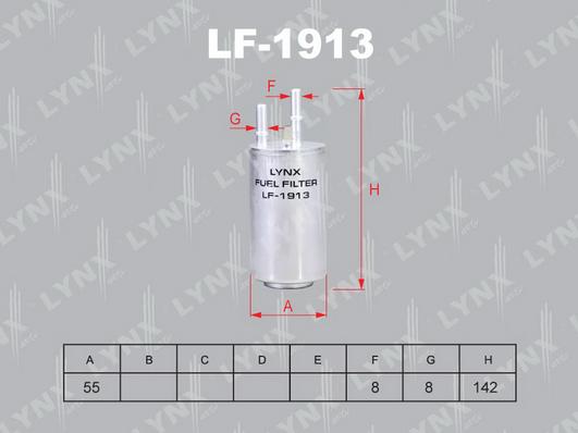 LYNXauto LF-1913 - Degvielas filtrs ps1.lv