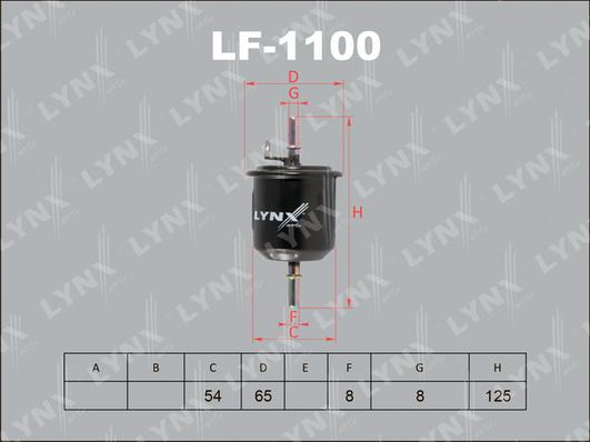 LYNXauto LF-1100 - Degvielas filtrs ps1.lv