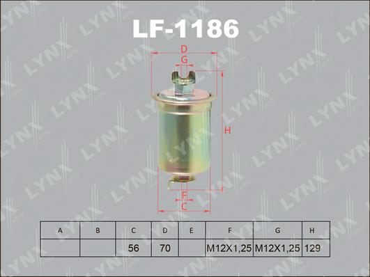 LYNXauto LF-1186 - Degvielas filtrs ps1.lv