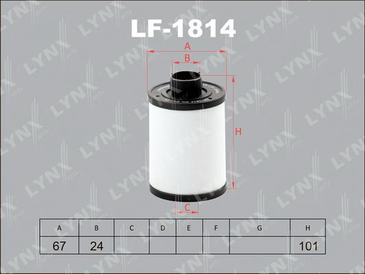 LYNXauto LF-1814 - Degvielas filtrs ps1.lv