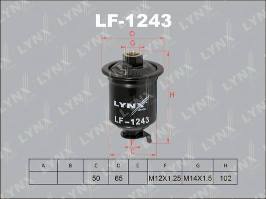 LYNXauto LF-1243 - Degvielas filtrs ps1.lv