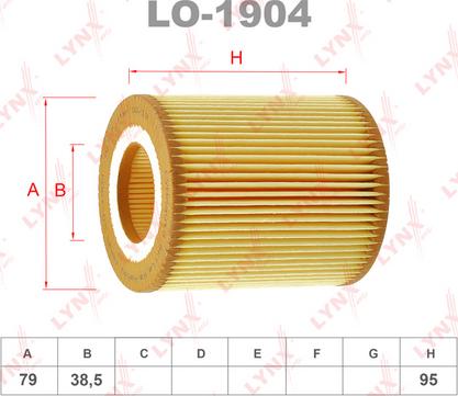 LYNXauto LO-1904 - Eļļas filtrs ps1.lv