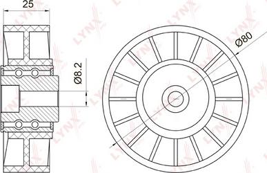 LYNXauto PB-5008 - Parazīt / Vadrullītis, Ķīļrievu siksna ps1.lv