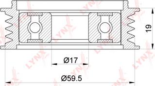 LYNXauto PB-5155 - Parazīt / Vadrullītis, Ķīļrievu siksna ps1.lv