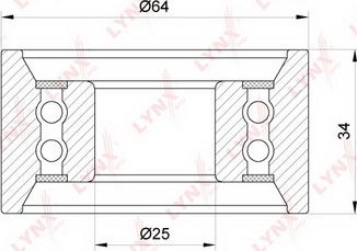 LYNXauto PB-1321 - Spriegotājrullītis, Gāzu sadales mehānisma piedziņas siksna ps1.lv