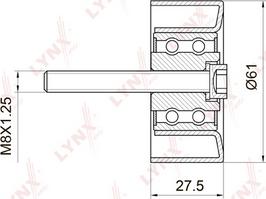 LYNXauto PB-3027 - Parazīt / Vadrullītis, Zobsiksna ps1.lv