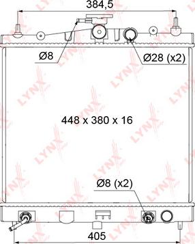 LYNXauto RB-1102 - Radiators, Motora dzesēšanas sistēma ps1.lv