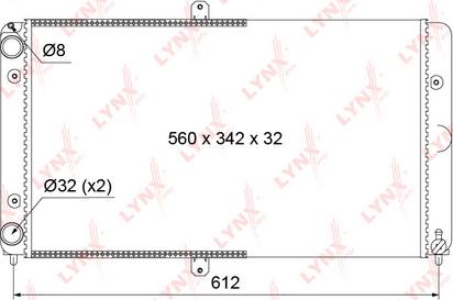 LYNXauto RM-1138 - Radiators, Motora dzesēšanas sistēma ps1.lv