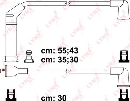 LYNXauto SPC5513 - Augstsprieguma vadu komplekts ps1.lv