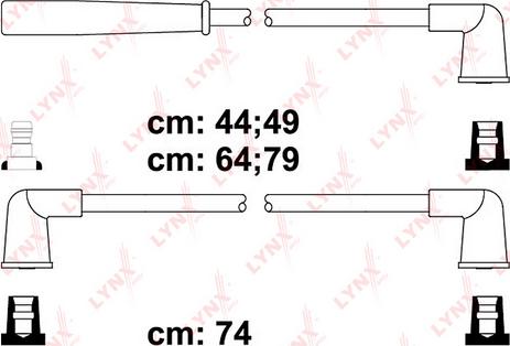 LYNXauto SPC5122 - Augstsprieguma vadu komplekts ps1.lv