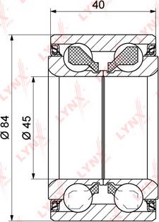 LYNXauto WB-1391 - Riteņa rumbas gultņa komplekts ps1.lv