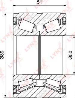 LYNXauto WB-1314 - Riteņa rumbas gultņa komplekts ps1.lv