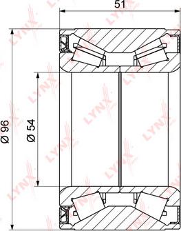 LYNXauto WB-1264 - Riteņa rumbas gultņa komplekts ps1.lv