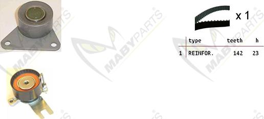 Mabyparts OBK010448 - Zobsiksnas komplekts ps1.lv