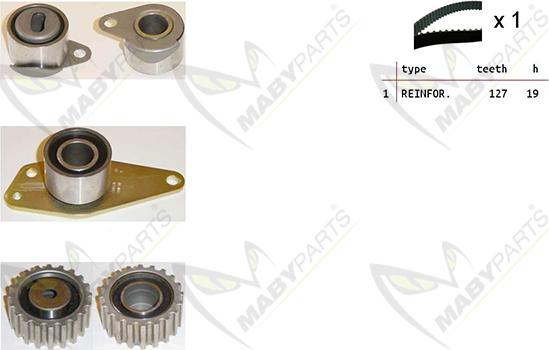 Mabyparts OBK010426 - Zobsiksnas komplekts ps1.lv