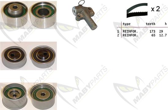 Mabyparts OBK010518 - Zobsiksnas komplekts ps1.lv