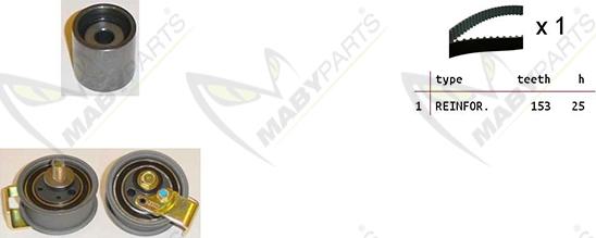 Mabyparts OBK010317 - Zobsiksnas komplekts ps1.lv