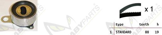 Mabyparts OBK010386 - Zobsiksnas komplekts ps1.lv