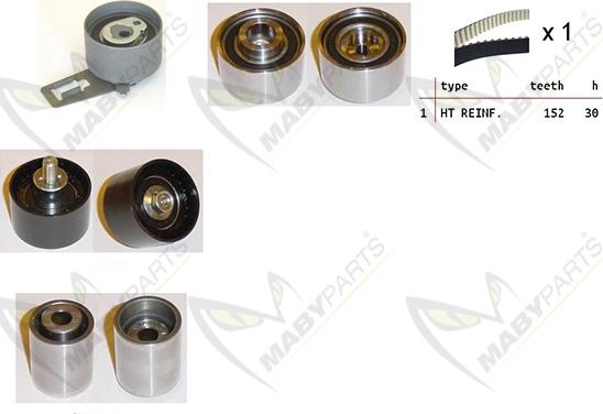 Mabyparts OBK010226 - Zobsiksnas komplekts ps1.lv