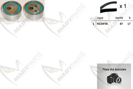 Mabyparts OBKWP0071 - Ūdenssūknis + Zobsiksnas komplekts ps1.lv