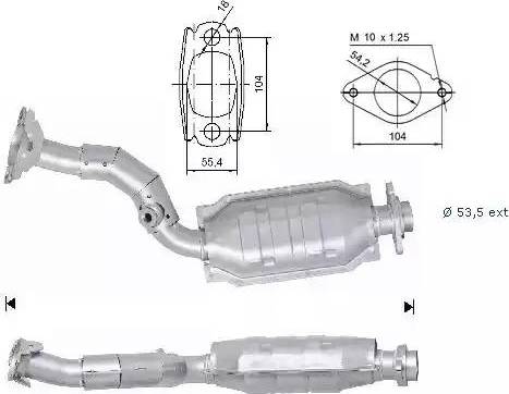 Magnaflow 65607 - Katalizators ps1.lv