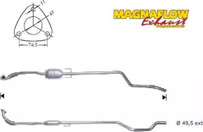 Magnaflow 65804D - Katalizators ps1.lv