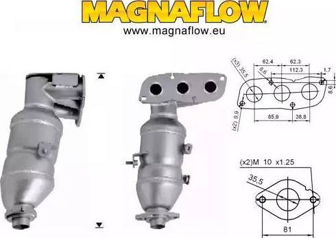 Magnaflow 60914 - Katalizators ps1.lv