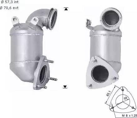 Magnaflow 60003D - Katalizators ps1.lv