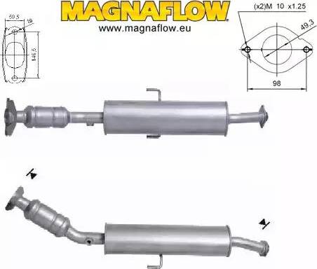 Magnaflow 68006 - Katalizators ps1.lv