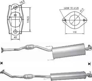 Magnaflow 68014D - Katalizators ps1.lv