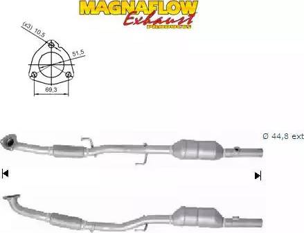 Magnaflow 68813 - Katalizators ps1.lv