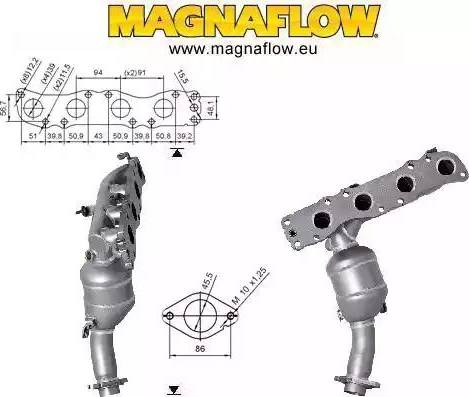 Magnaflow 67610 - Katalizators ps1.lv