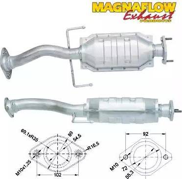 Magnaflow 84818 - Katalizators ps1.lv