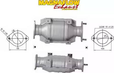 Magnaflow 85618 - Katalizators ps1.lv